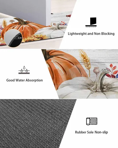 Vista 3 de Alfombra de baño antideslizante para bañera, alfombra de baño de secado rápido y absorbente, de tierra de diatomeas, para fregadero de cocina