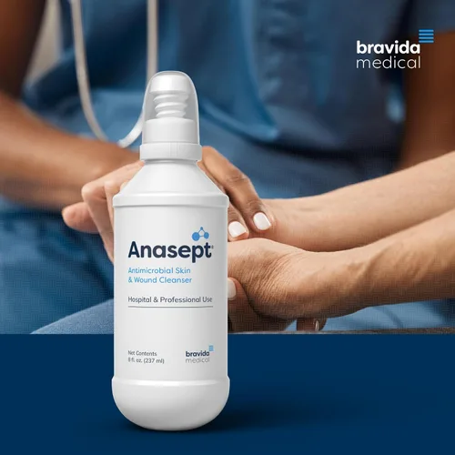 Vista 6 de Anasept Limpiador antimicrobiano para piel y heridas, botella de 8 onzas con rociador de dedos, aerosol para heridas, enjuague estéril, spray