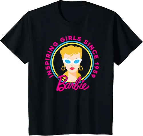 Vista 40 de Barbie - Camiseta inspiradora del 60 aniversario para niñas desde los 59 Negro