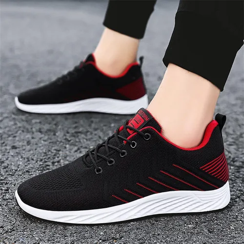 Vista 2 de Zapatos Tenis para hombre Baratos de moda de verano y para hombre, zapatillas de correr sin cordones para hombre