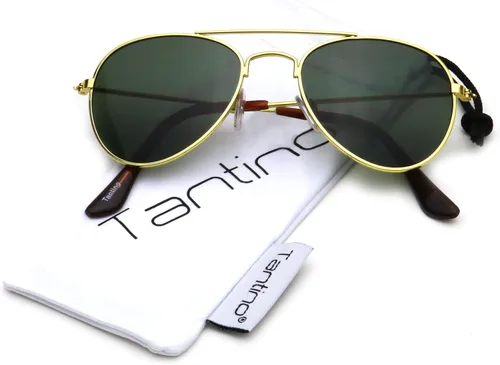 Vista 4 de Baby Boy Girl Classic Aviator Style Retro Metal Sunglasses