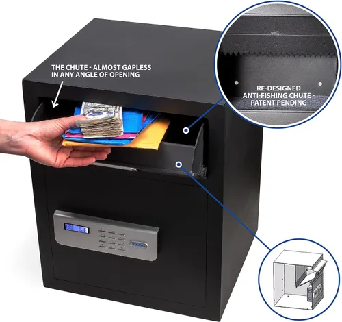 Vista 4 de Viking Security Safe - Paquete seguro de depósito de oficina grande y protección personal