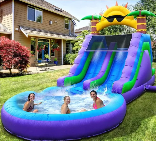 Vista 12 de 24f(L) Inflatable Water Slide, Commercial Grade, for Adults/Kids