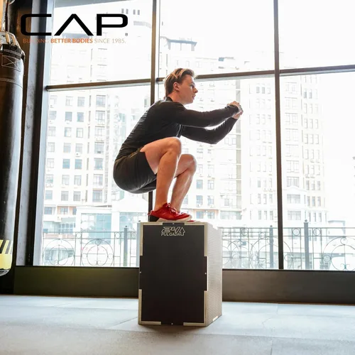 Vista 7 de CAP Barbell Caja pliométrica 3 en 1 Múltiples estilos y tamaños
