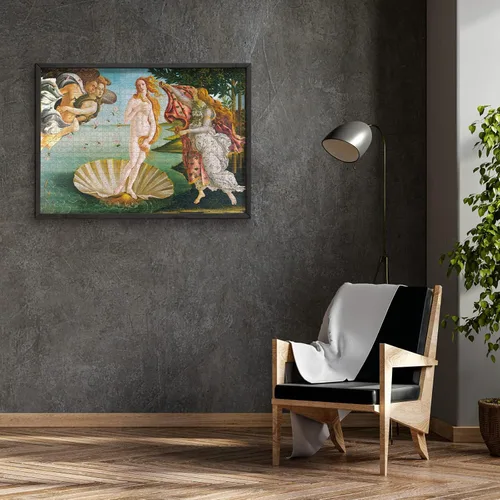 Vista 4 de Antelope - Rompecabezas de 1000 piezas para adultos, rompecabezas de nacimiento de Venus, 1000 piezas, licencia oficial de Sandro Botticelli, alta