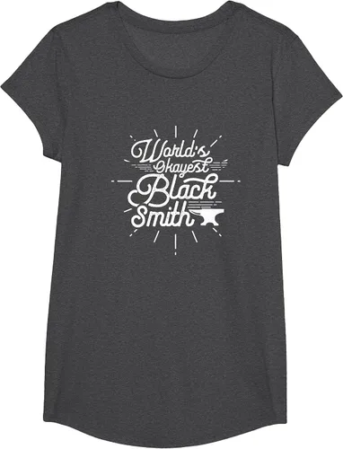 Vista 77 de Blacksmith Blacksmithing Forge Metalsmith Forging T-Shirt Asphalt Grey