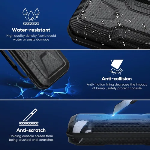 Vista 3 de Klipdasse Funda de transporte para Playstation Portal Accesorios Funda rígida EVA compatible con Ps Portal - a prueba de golpes e impermeable