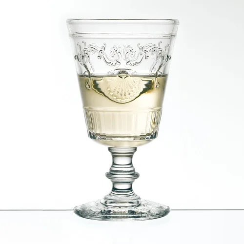 Vista 3 de La Rochelle 631601 - Vajilla de vidrio francés, copa de vino, Versalles, 6.8 onzas líquidas (200 cc)