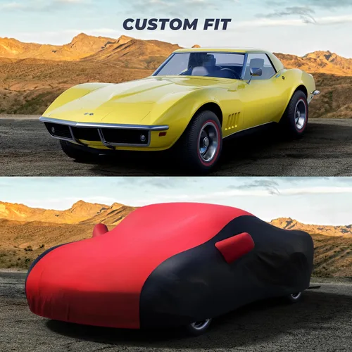 Vista 6 de KAKIT Funda impermeable para automóvil de ajuste personalizado para C3 Stingray 1968-1982, cubierta resistente a los rayos UV a prueba
