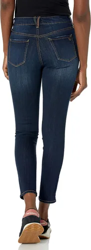 Vista 2 de jessica simpson envejecido detalle Skinny recortada Jeans