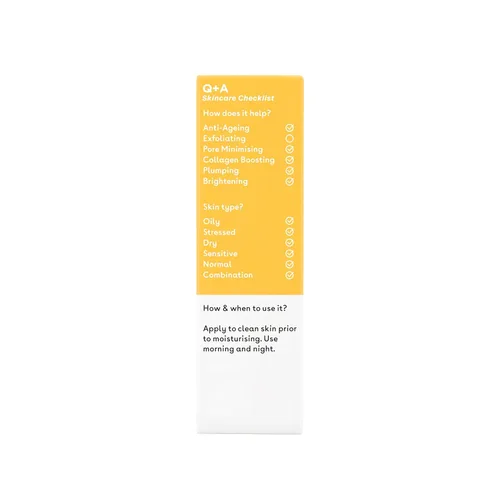 Vista 2 de Q+A Suero multipéptido (1.0 fl oz), suero facial antienvejecimiento con polipéptido, sin fragancia, suaviza las arrugas, mejora el tono