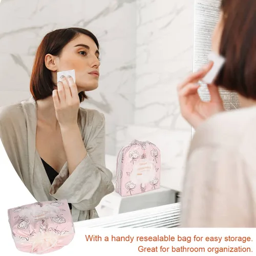 Vista 10 de Almohadillas de algodón, almohadillas para eliminar maquillaje facial de labios y ojos, 100% algodón puro, cuadrados de algodón cosmético eficaz