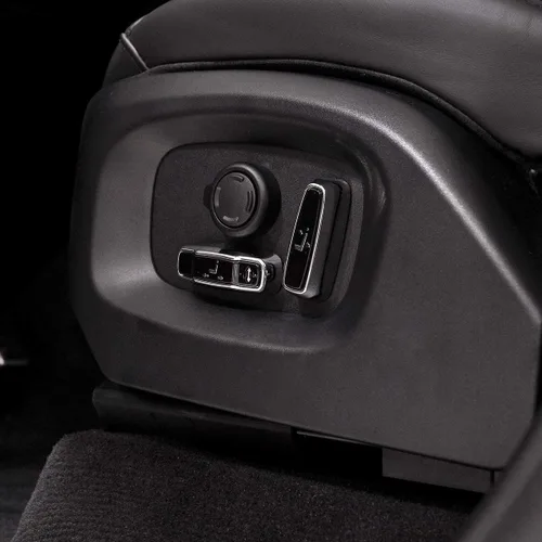 Vista 3 de YIWANG ABS 4 piezas de ajuste de asiento botón de ajuste accesorios para Land Rover Range Rover Velar 2016-2019, para Land Rover Range Rover