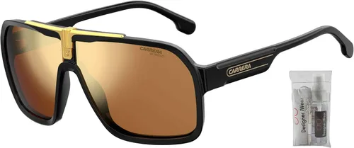 Vista 2 de Carrera CA1014S Sunglasses for Men BUNDLE With Designer iWear Complimentary Eyewear Kit