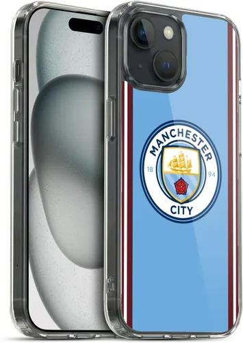 Vista 96 de Head Case Designs Funda de gel con licencia oficial del Manchester City Man City FC Away 2022/23 [protección de grado militar] compatible con Apple