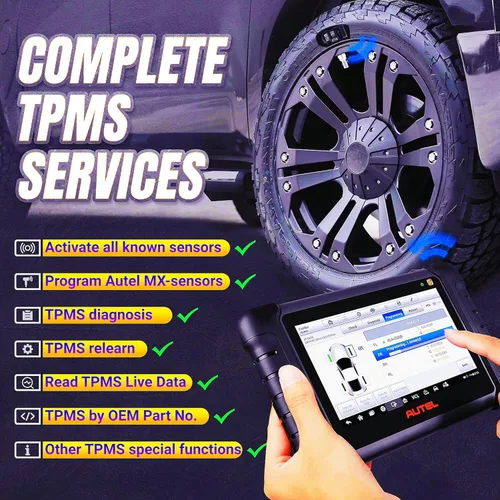Vista 5 de Autel MaxiSYS MS906 PRO-TS Scanner, Up of MS906MAX MS906Pro MP900TS MS906TS MP900BT, Full TPMS Diagnostic, Bidirectional Scan Tool, ECU Coding, 36+