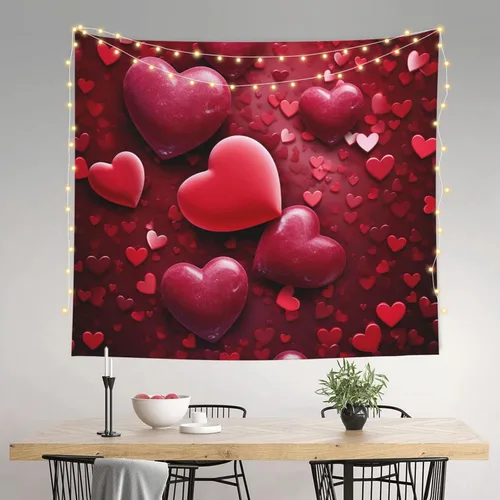Vista 14 de VTCTOASY Tapiz de pintura de paisaje de universo, tapices para colgar en la pared para dormitorio, decoración del hogar, tapices estéticos