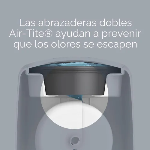 Vista 3 de Cubeta contenedora pañales sucios con tecnología antiolor Playtex, de Diaper Genie, Blanco
