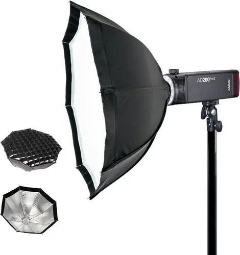 Vista 3 de Godox Caja de luz multifuncional AD-S7, caja de luz de paraguas de 18.9 in para Godox AD360II AD200 AD200Pro AD200Pro II AD200 Pro II AD200 Pro II