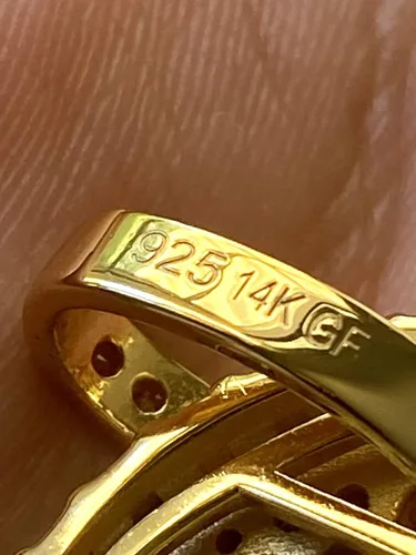 Vista 8 de Baguette - Colgante de cadena de acero inoxidable para hombre, mujer, 925 con acabado en oro italiano, colgante de plata helada, colgante de cuerda