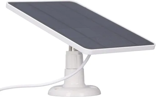Vista 9 de Panel solar de 4W 5V para cámara al aire libre, para cámara con interfaz micro USB, para cámara de reflector, energía solar para el sistema