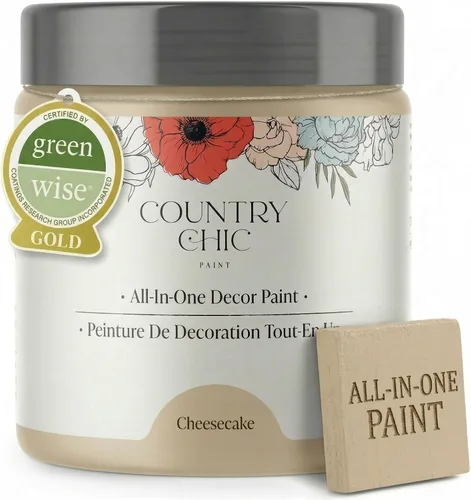 Vista 98 de Country Chic - Pintura a la tiza todo en uno para muebles y armarios, ecológica, acabado mate, con primer y sellador, para madera y metal, Alchemist