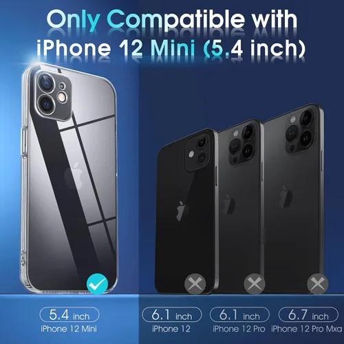Vista 128 de Supdeal Funda cristalina transparente para iPhone 11, [No se amarillea] [Protección de la cámara] [Probado contra caídas de grado militar] Funda