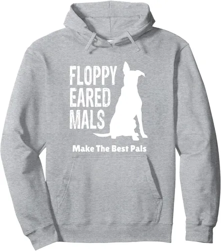 Vista 3 de Floppy Eared Mals Make The Best Pals Belgian Malinois Sudadera con capucha