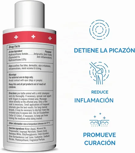 Vista 2 de DOGSWELL Remedy + Recovery Loción de hidrocortisona al 0.5% para perros, 4 onzas