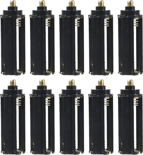 Vista 11 de 6 piezas de convertidor de batería de 3 pilas AA a D en paralelo, adaptador, soporte, convertidor de 3 AA a 1 D, conmutador de conversión, caja