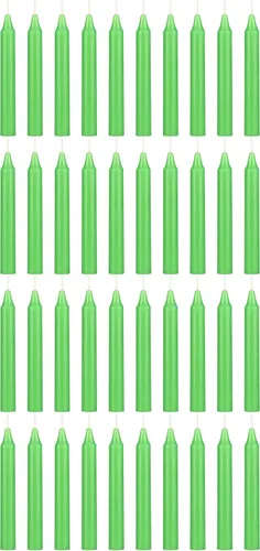 Vista 44 de Mega Candles Mini vela de hechizo con carillón cónico, 20 unidades, 4 x 1/2 Surtido