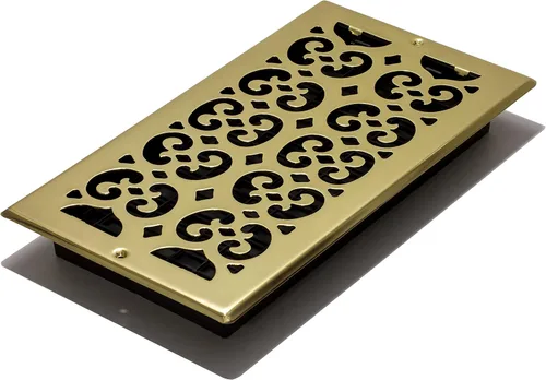 Vista 43 de Decor Grates Registro de suelo SPH210-RB, 2x10, acabado bronce frotado