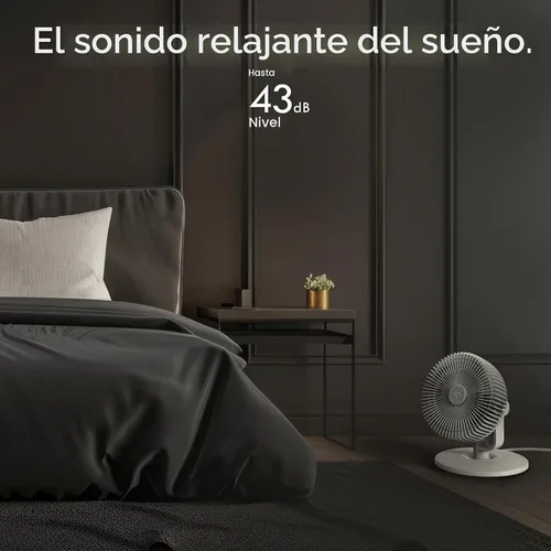 Vista 5 de Vornado Ventilador de mesa REFRESH 8 con almohadillas de aroma de aromaterapia, base giratoria, fácil de limpiar, 3 ajustes de velocidad