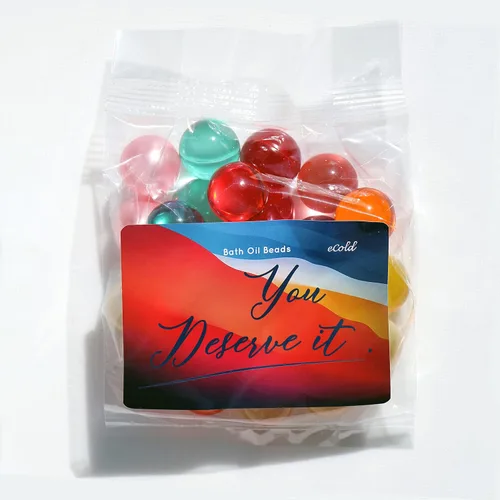 Vista 6 de Cuentas de aceite de baño (perlas), colores mezclados, la forma en que las recuerdas, paquete de 25