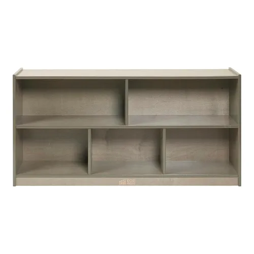 Vista 12 de ECR4Kids Gabinete de almacenamiento móvil de 5 compartimentos, para niños pequeños, mobiliario para aulas, Gris lavado