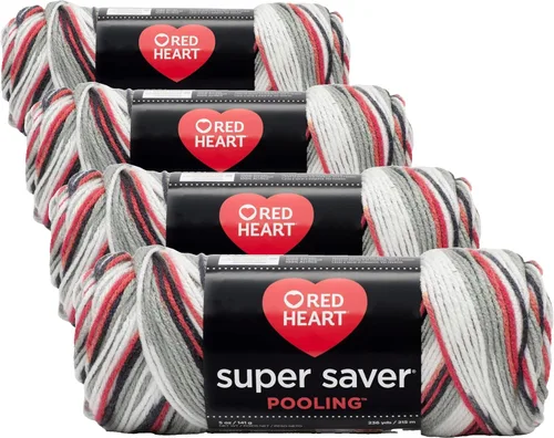 Vista 11 de Red Heart Hilo Super Saver, paquete de 3, Monet 3