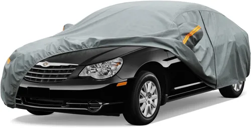 Vista 59 de Kayme Funda de Coche de Servicio Pesado Impermeable para Todo Tipo de Clima, Ajuste Personalizado para Tesla Model S, Cubierta Exterior Completa