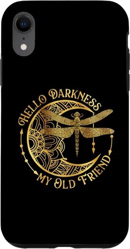 Vista 8 de Funda para iPhone 14 Hello Darkness My Old Friend - Dragonfly Lover Insects Moon
