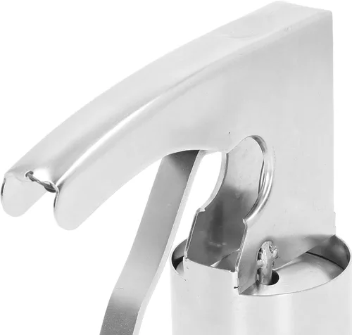 Vista 4 de Cuchara de helado de acero inoxidable con gatillo, cuchara, cuchara de helado con gatillo, cuchara para excavadora de helado para bodas, cumpleaños