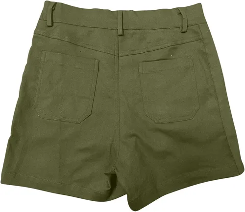 Vista 3 de PANOEGSN Plus Size Women Stretch Twill Shorts Summer Casual Hiking Cargo Shorts Active Regular Fit Bermuda Shorts with Pocket