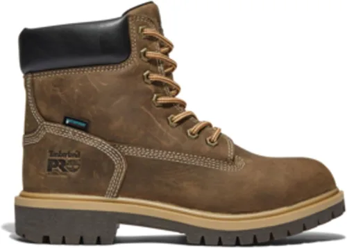 Vista 2 de Timberland PRO - Botas de trabajo industriales impermeables con punta de seguridad de acero de 6 pulgadas para mujer