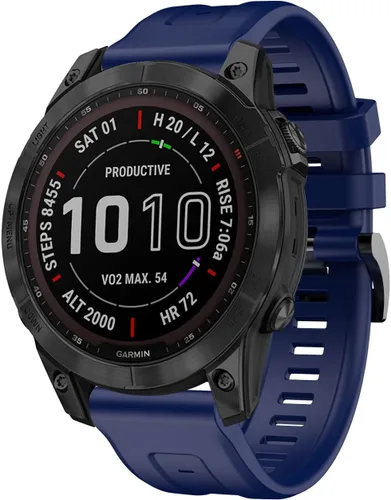 Vista 12 de REYDA Correa de silicona compatible con Garmin Fenix 7/7 Pro/6/6 Pro/5/5 Plus, 0.866 pulgadas de ajuste rápido, correa de silicona deportiva