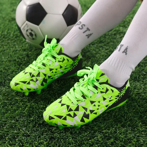 Vista 5 de DREAM PAIRS - Botas de fútbol para niños y niñas, para entrenamiento al aire libre y terreno firme para niños pequeños y grandes