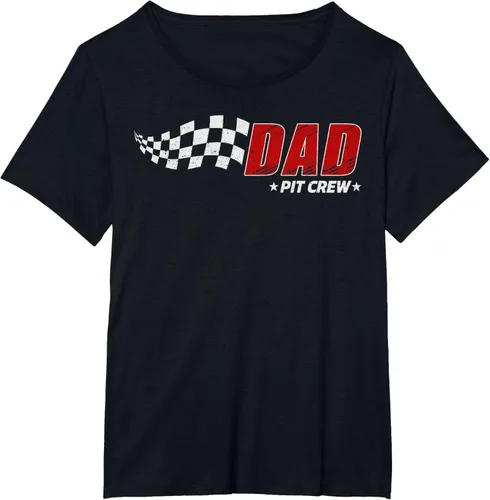 Vista 36 de Dad Pit Crew Race Car Birthday Family Matching Pit Crew Camiseta Pit Crew
