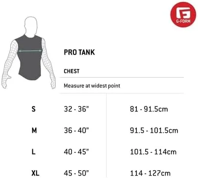 Vista 3 de G-Form Camiseta sin mangas Team Baselayer para hombre - Camisetas de entrenamiento para hombres en deportes de impacto - Adulto
