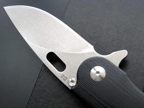 Vista 3 de Eafengrow EF32 - Cuchillo plegable D2 con hoja de acero y mango G10, cuchillo de herramientas EDC para trabajar, acampar, actividades al aire libre