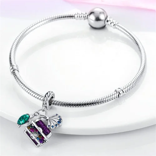 Vista 2 de Pandach 925 Sterling Silver Charms Beads fits Charms Bracelets &Necklace for Woman, Constellation Our Lady Dangle Pendant Bead Girl Jewelry Gifts