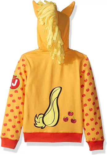 Vista 2 de My Little Pony Sudadera con capucha con cremallera para niña