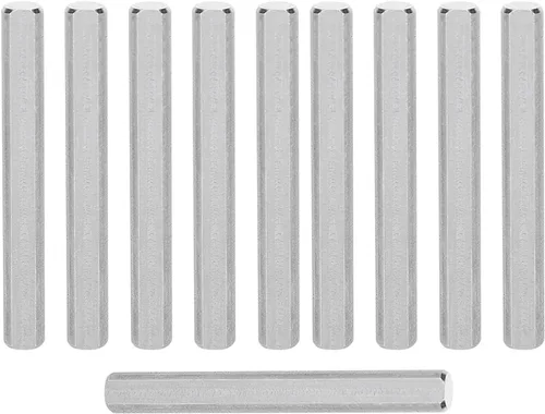 Vista 3 de 10 unidades DShaft 410100060050, acero inoxidable compatible con robots Gobilda TETRIX, eje D de superficie plana, compacto en tamaño, pero poderoso