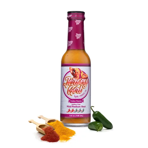 Vista 8 de Jersey Girl Hot Sauce Co Scorchin' Hot Sauce - Salsa picante hecha con pimientos Carolina Reaper y Dragon's Breath / 2 de los pimientos más picantes